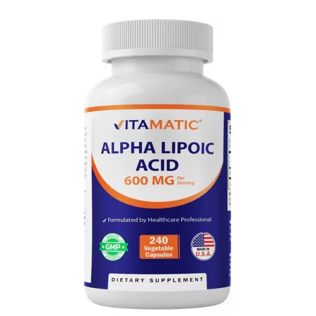 Алфа-липоева киселина – За баланс на кръвната захар и метаболизма, 300 mg, 240 веган капсули