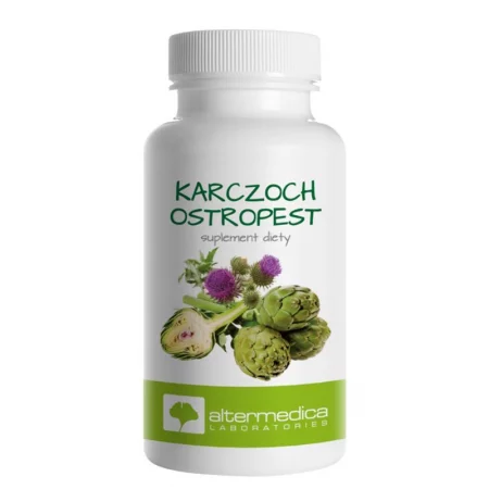 Артишок 200 mg + Бял трън 187.5 mg – Здрав черен дроб и жлъчка, 60 капсули