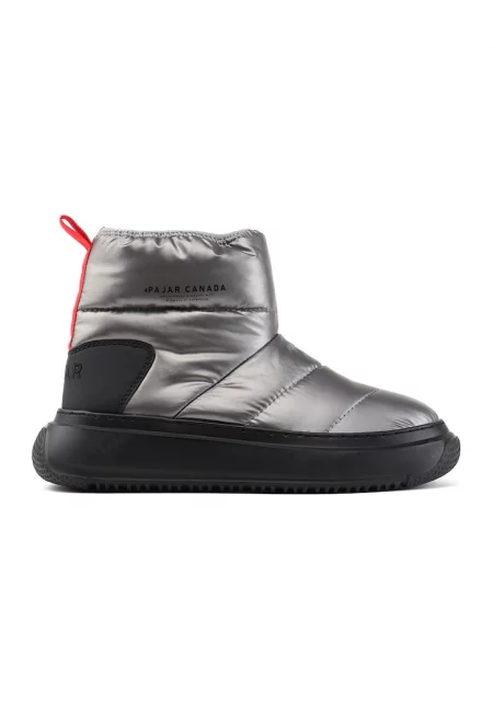 Боти Gana с лесно обуване - Черен/Сребрист