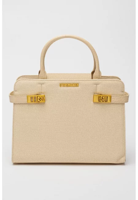 Чанта през рамо Lorens с две отделения - Бежов