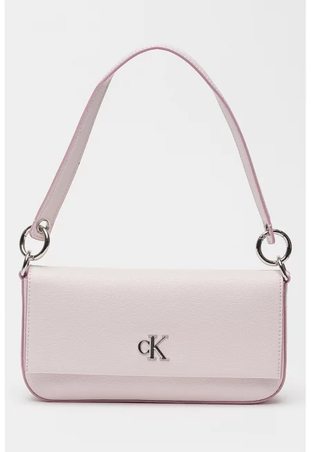 Чанта за рамо от еко кожа с лого