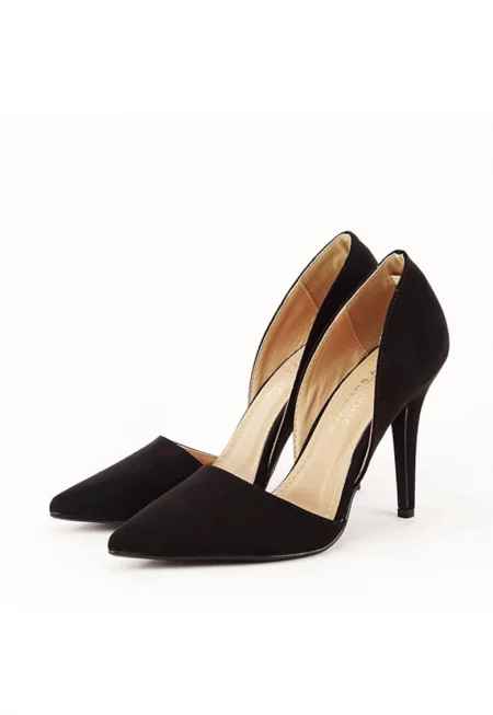 Черни изрязани обувки Antonia 04 1654