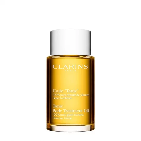 Clarins Huile Tonic Body Treatment Oil Масажно олио за подобряване еластичноста на кожата на тялото без опаковка
