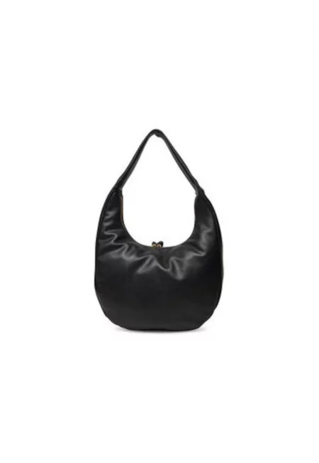 Дамска чанта  13959396 - Екокожа - Черна