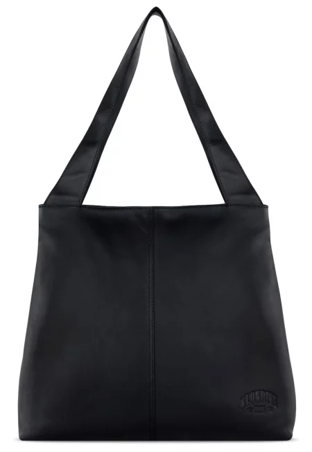 Дамска чанта за през рамо -  серия Rush Katrina - KD1314 - 43 x 12 x 31.5 - естествена кожа - Черен