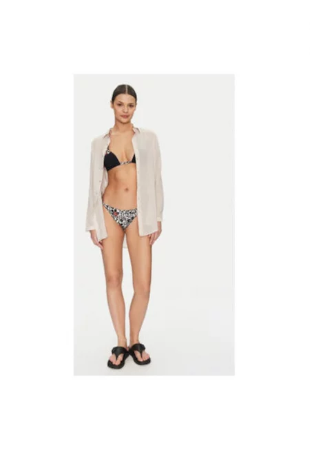 Дамска риза -  304811951 - Полиестер/Памук - Бежов - Бежов