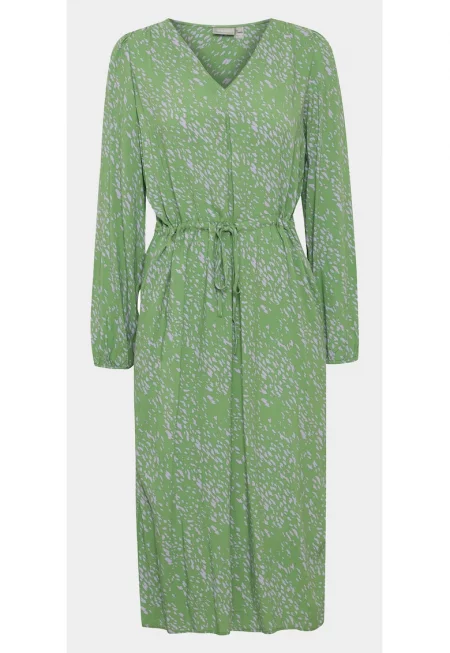 Дамска рокля -  303452070 - Зелена - Вискоза
