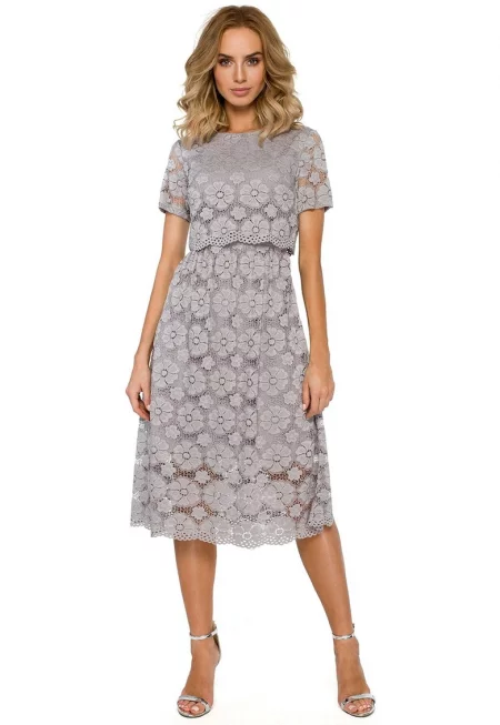Дамска рокля Sasha - Сива