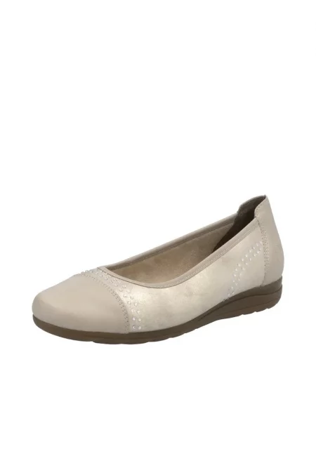 Дамски балетни обувки L9353 62 - Бежов