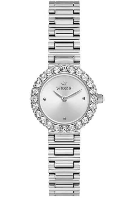 Дамски часовник  модел WWL112101 - стоманена каишка - сребрист - 25 мм - водоустойчив 3 ATM