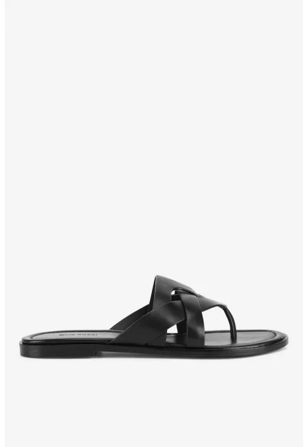 Дамски чехли  5903698620053 - Естествена кожа - Черен