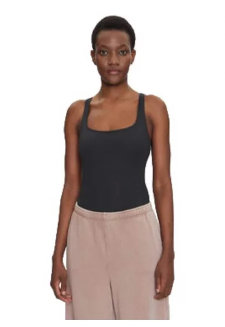 Дамски потник  рециклиран полиестер/еластан - черен