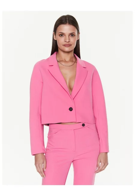 Дамско яке -  Полиестер - 301724018 - Розово