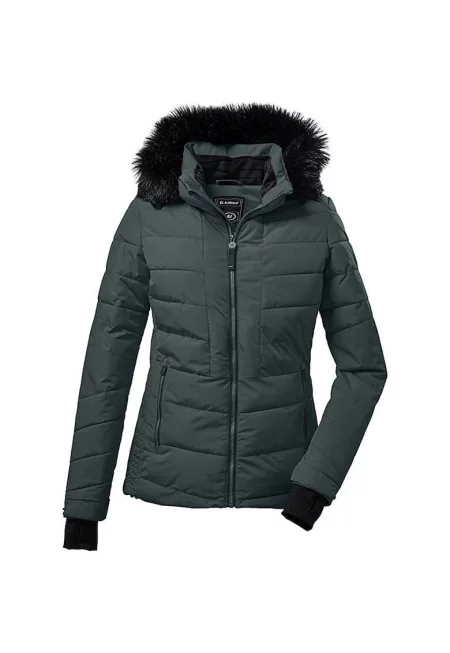 Дамско яке -  Полиестер - - Тъмнозелен