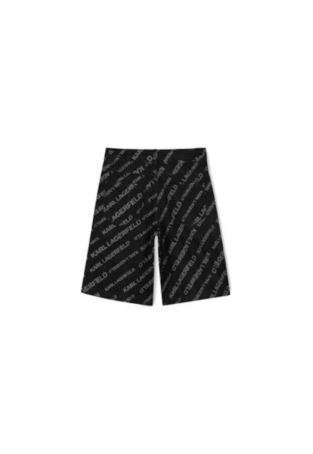 Детски дънкови шорти за момчета Karl Lagerfeld - Z30415 Z20 - Памук - Черен - Черен