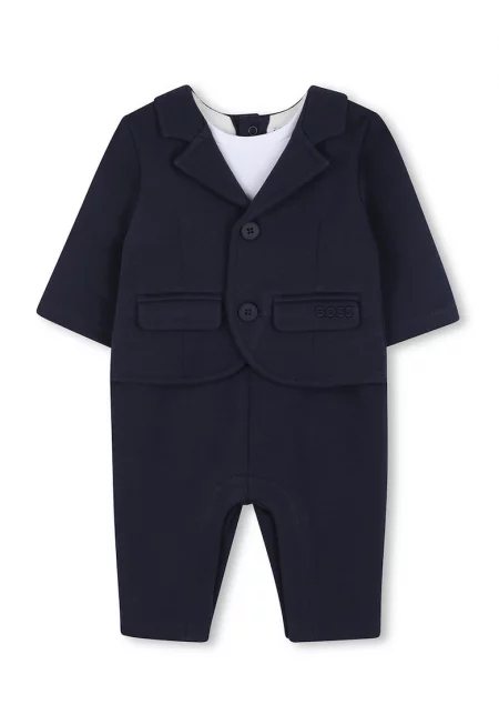 Гащеризон с дизайн 2 в 1 - Ултрамарин синьо