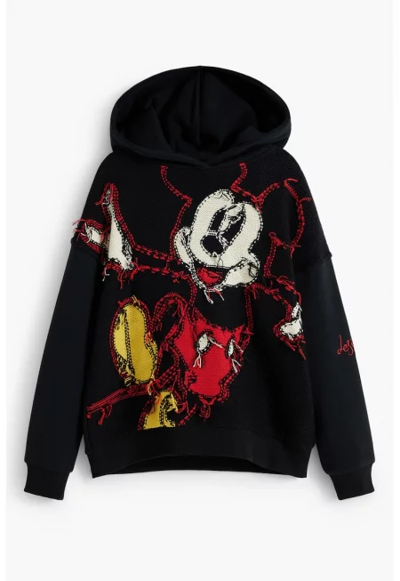 Худи с графична бродерия