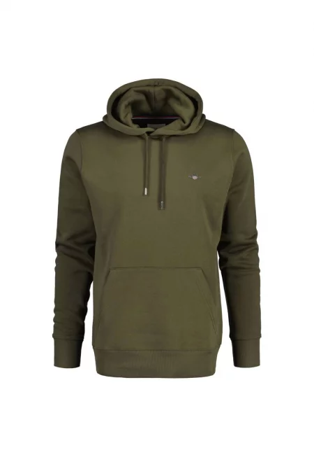 Худи Shield с джоб кенгуру - Зелен