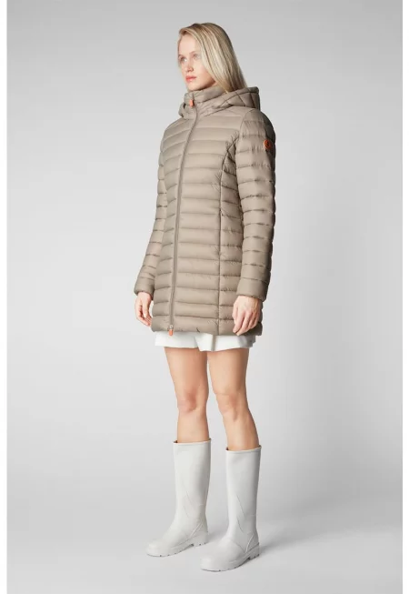 Капитонирано зимно яке Carol с качулка