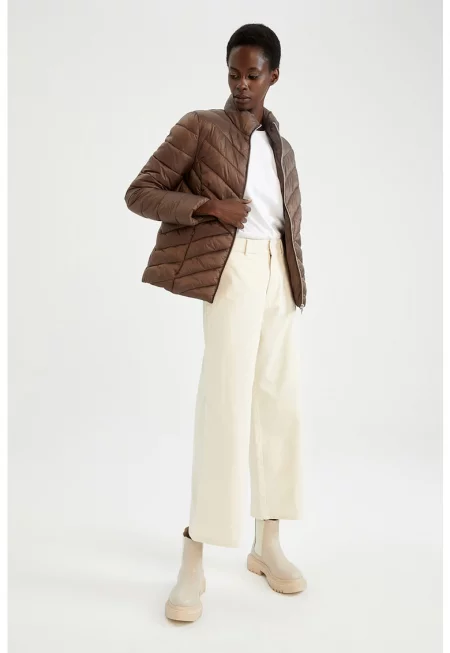 Капитонирано зимно яке с цип