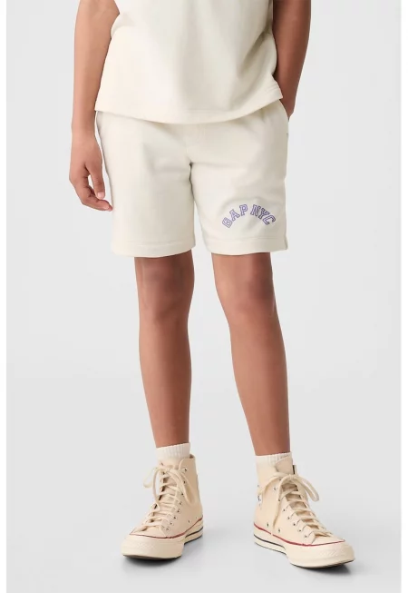Къс панталон с памук с лого