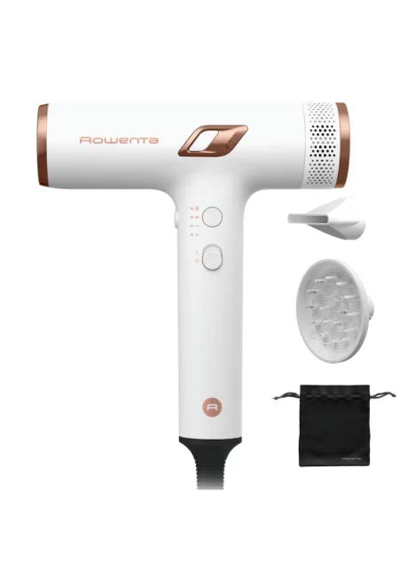 Компактен сешоар  Nano  - 1700W - 3 степени на скорост и температура - концентратор - дифузер за обем - генератор на йони - функция студен въздух  ...