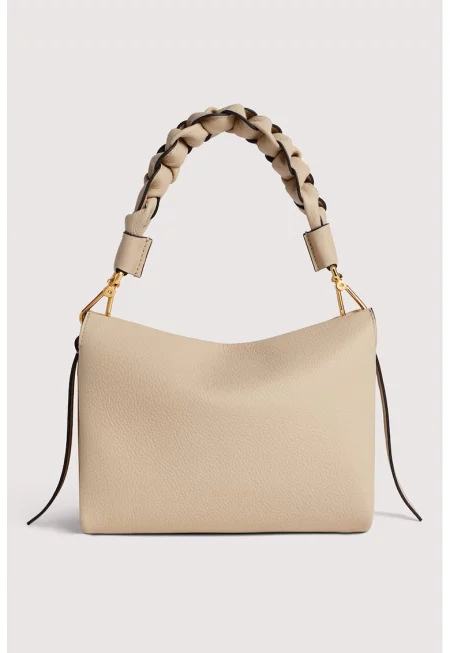 Кожена чанта Boheme Grana с релефна дръжка