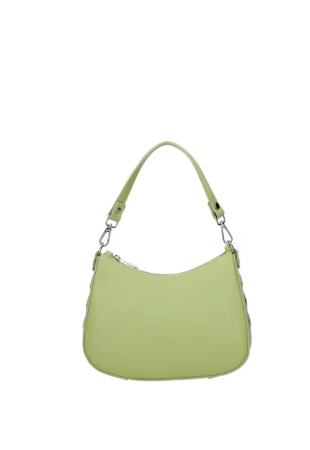 Кожена чанта - Светлозелен