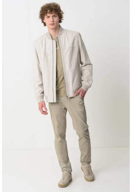 Кожено яке Johice с ниска яка