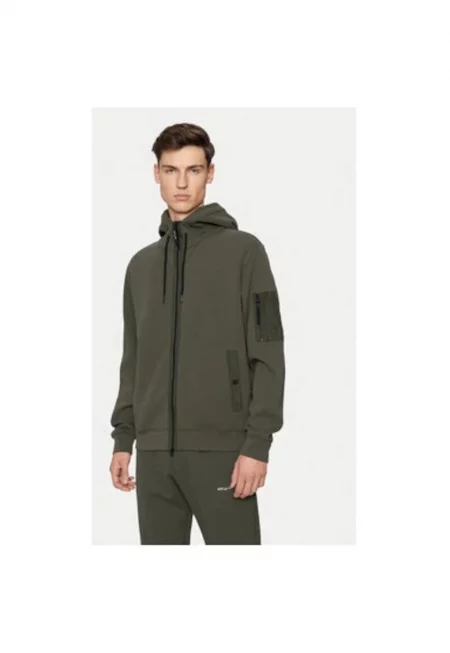 Мъжка блуза -  304399121 - Полиестер - Сив - Сив