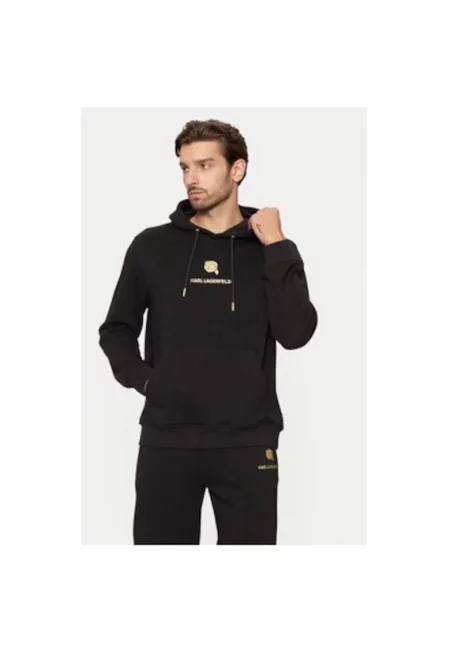 Мъжка блуза -  304612282 - Памук - Черен