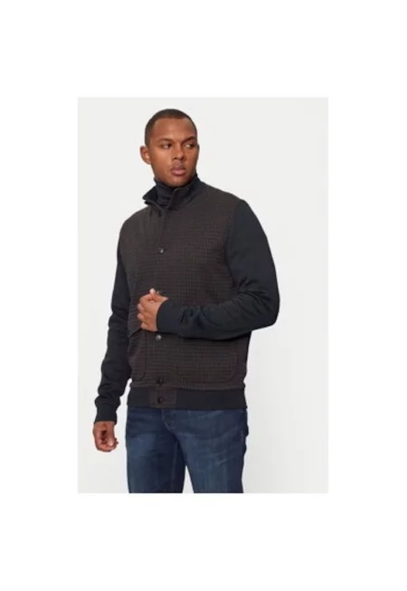 Мъжка блуза -  304798245 - Памук/Полиестер - Кафява