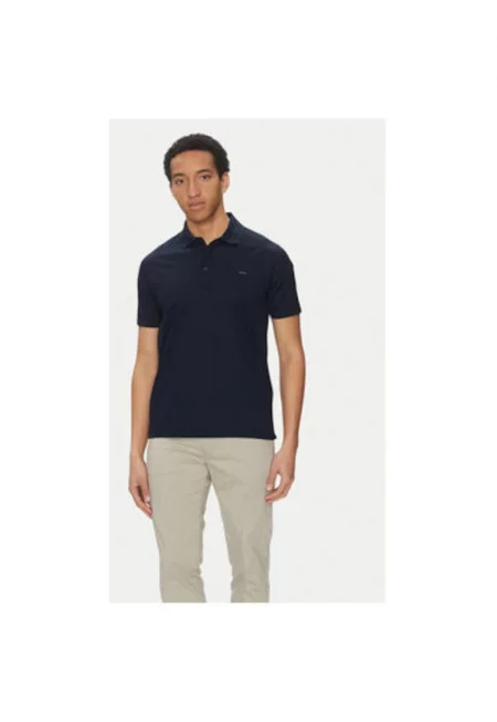 Мъжка поло риза  25411232 - Памук - Тъмносин - Тъмносин