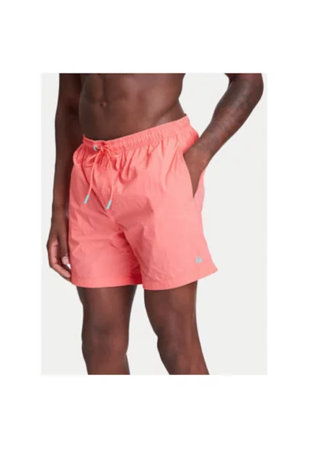 Мъжки бански шорти  5YLF6X00V - найлон - червени - Червен