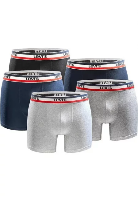 Мъжки боксерки Levis Logo Boxershort 5-pack 701224335-00231048