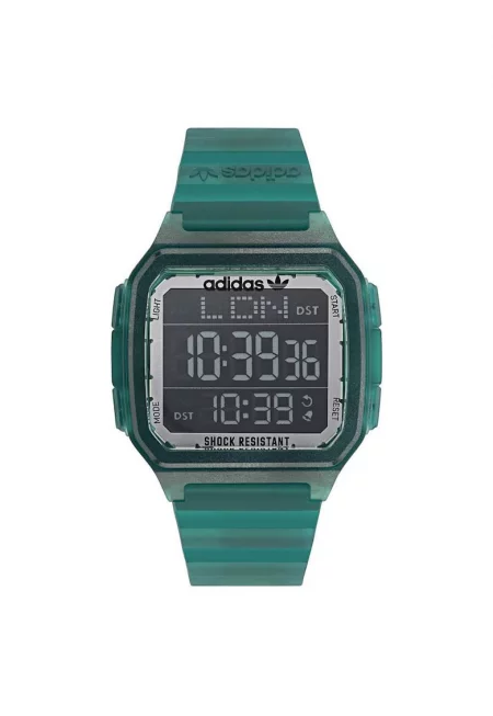 Мъжки часовник - Адидас - Стомана - Кварцов механизъм - Зелен