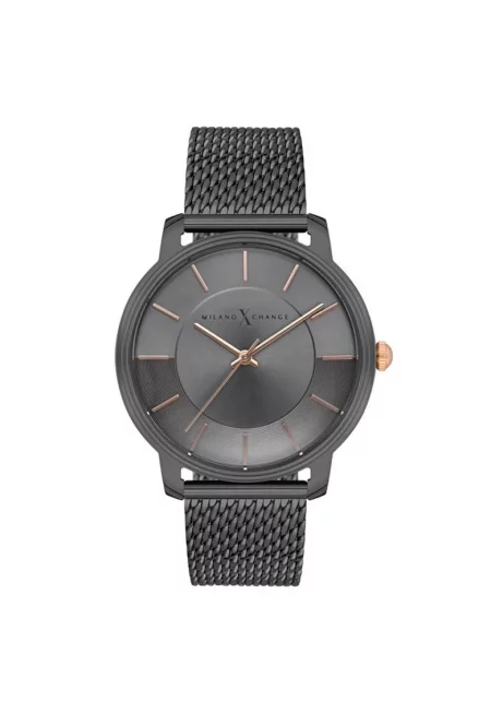 Мъжки часовник  MEX3116 - стоманена каишка - кръгъл корпус - 43 мм - кварцов механизъм - 3ATM