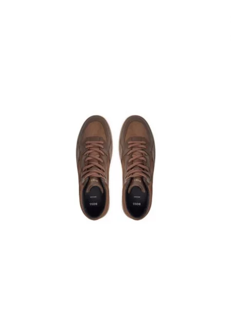 Мъжки спортни обувки  304262982 - Естествена кожа - 41 EU - Кафяви