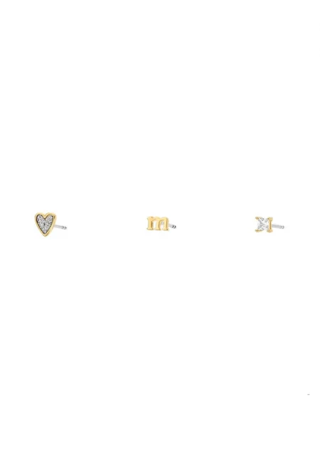 Месингови обеци - 3 броя