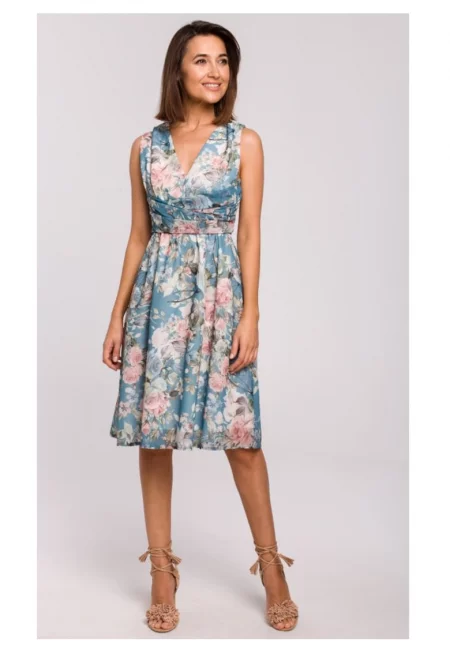 Многоцветна лятна рокля