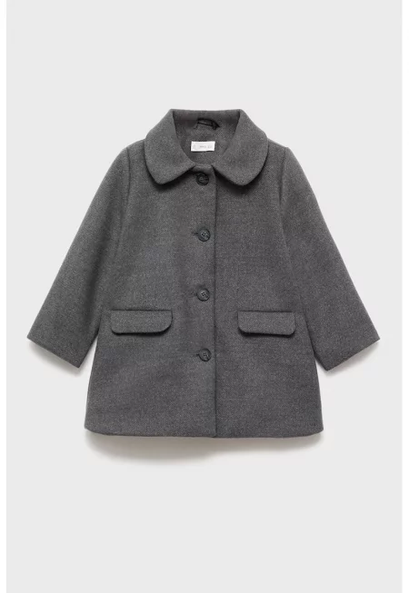 Палто с джобове с капаче