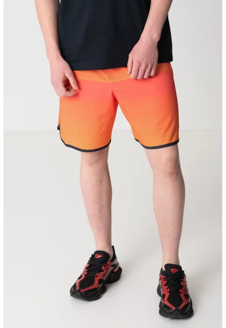 Плувни боксерки с връзка - Черен/Оранжев