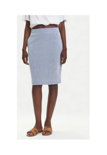 Пола  памук/полиестер/еластан - синя