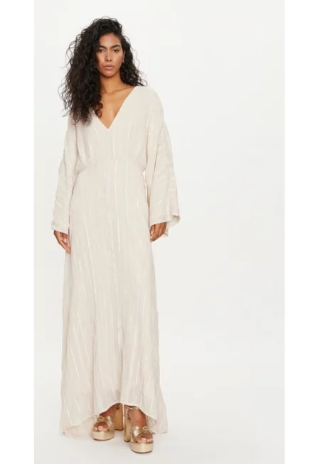 Рокля -  53567 - Полиестер - Екрю