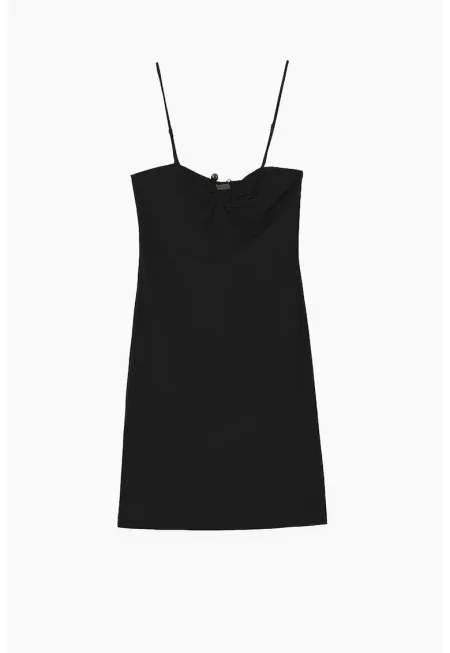 Рокля мини regular fit - Черен