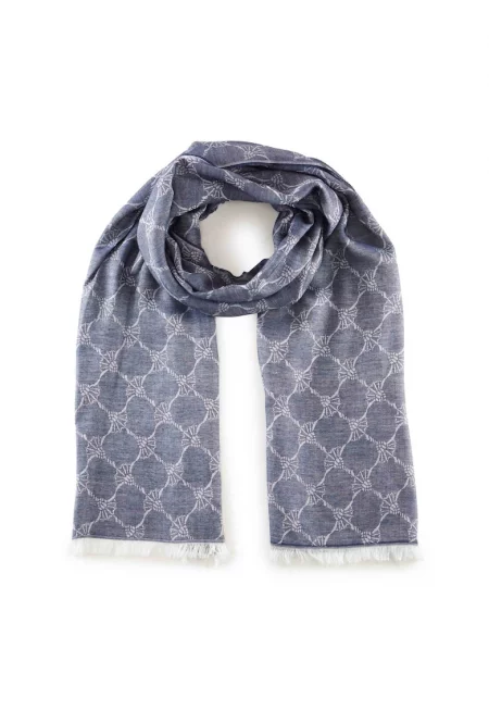 Шал с графика Ferdis - Тъмносин