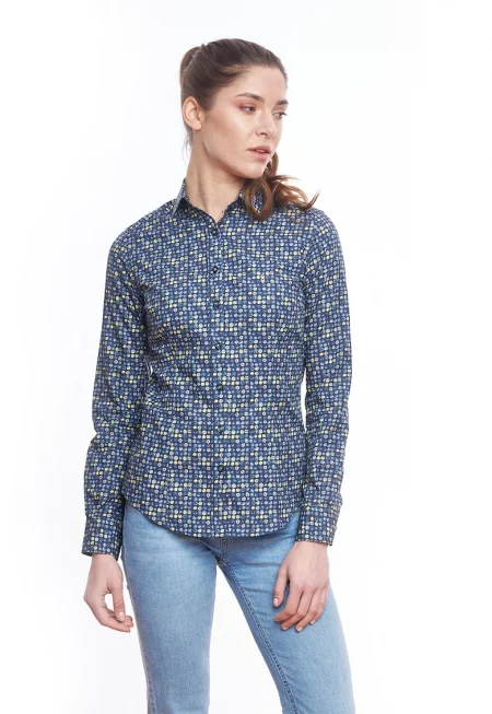 Слим риза с графика