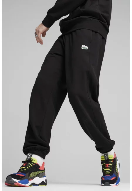 Спортен панталон For The Fanbase - Черен