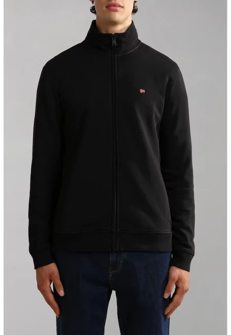 Суитшърт Balis с цип и джобове встрани