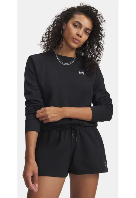 Суитшърт  за жени Under Armour Sport Terry Crew - Черен